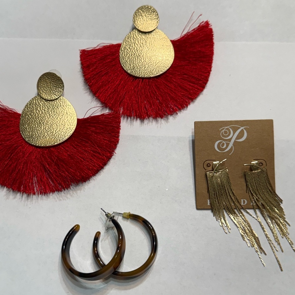 Three Plunder Earring Set